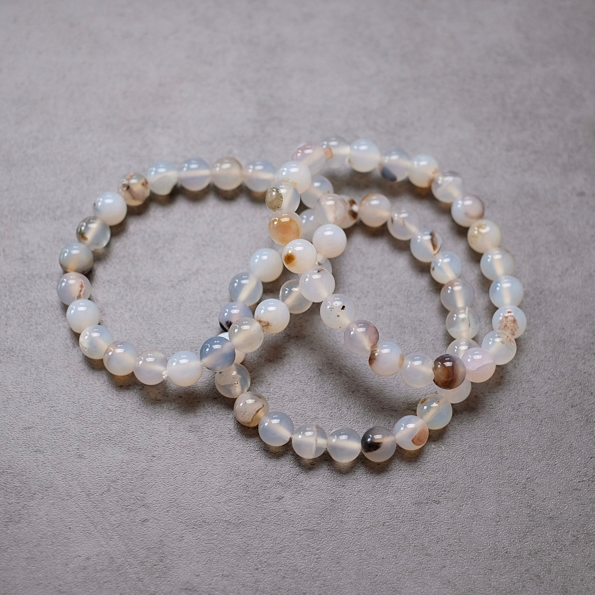 Montana Agate Bracelet | Dendritic Agate Crystal Bracelet