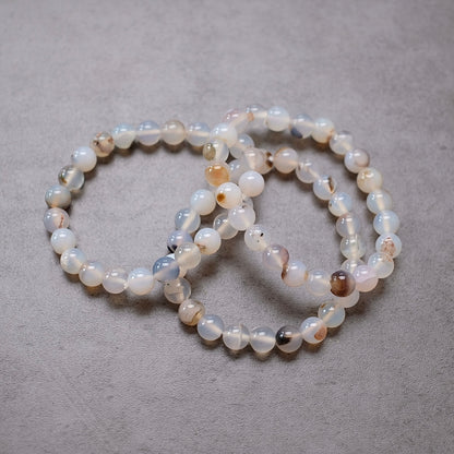 Montana Agate Bracelet | Dendritic Agate Crystal Bracelet