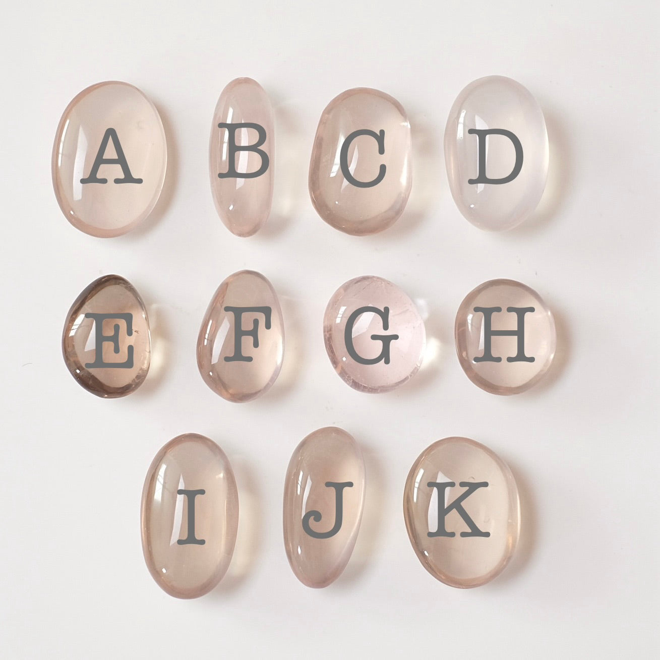 Champagne Rose Quartz | Star Rose Crystal Pocket Stones