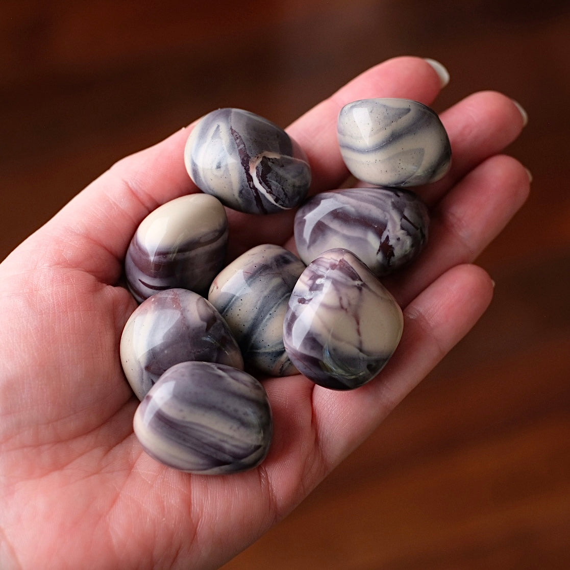 Porcelain Jasper Tumbles | Rare Jasper Tumbled Crystal