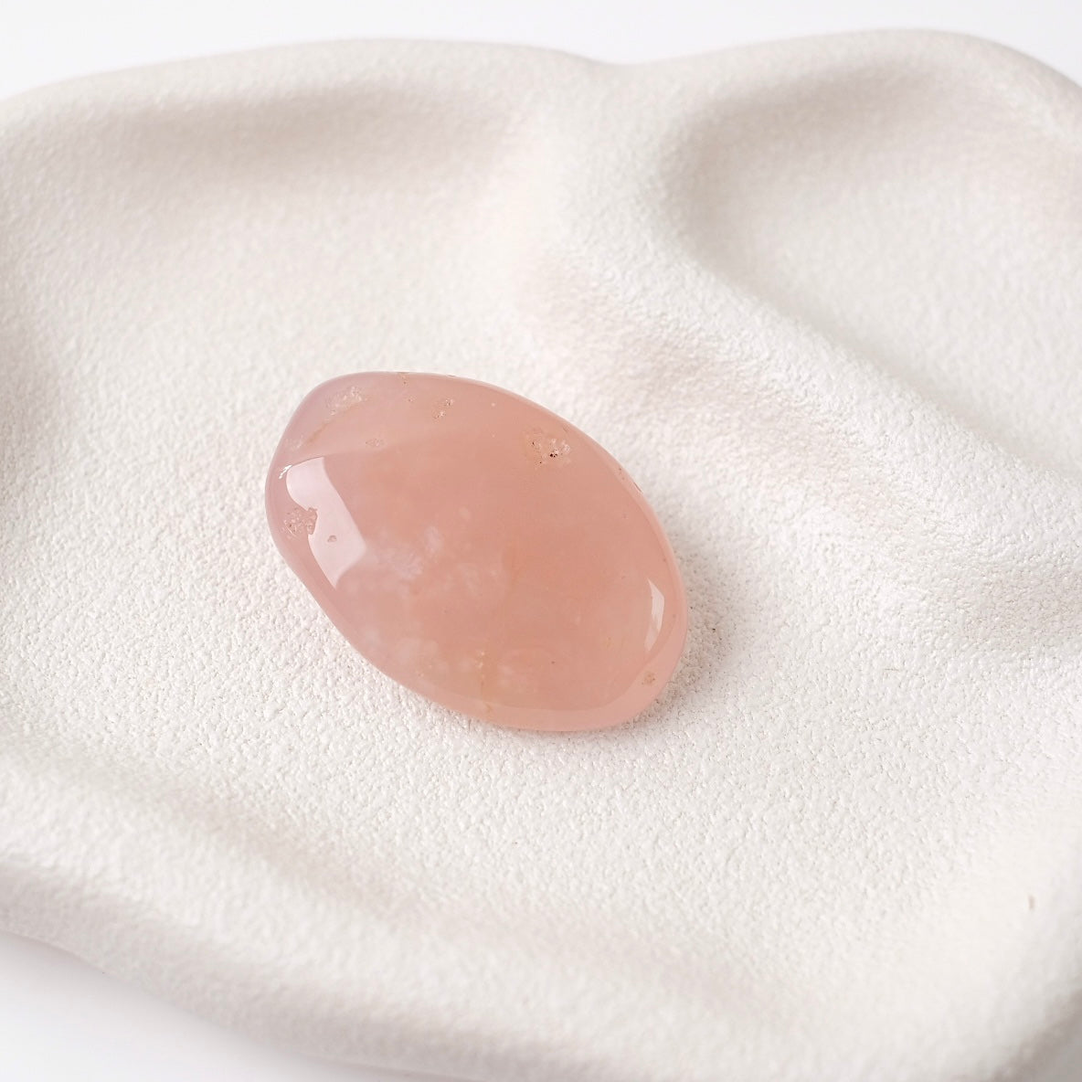 Pink Chalcedony Palm | Chalcedony Pocket Stone