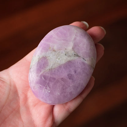 Rare Kunzite Palm | Large Pink Kunzite Crystal Palm