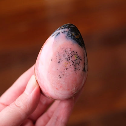 Peruvian Pink Opal Freeform | Polished Strawberry Opal