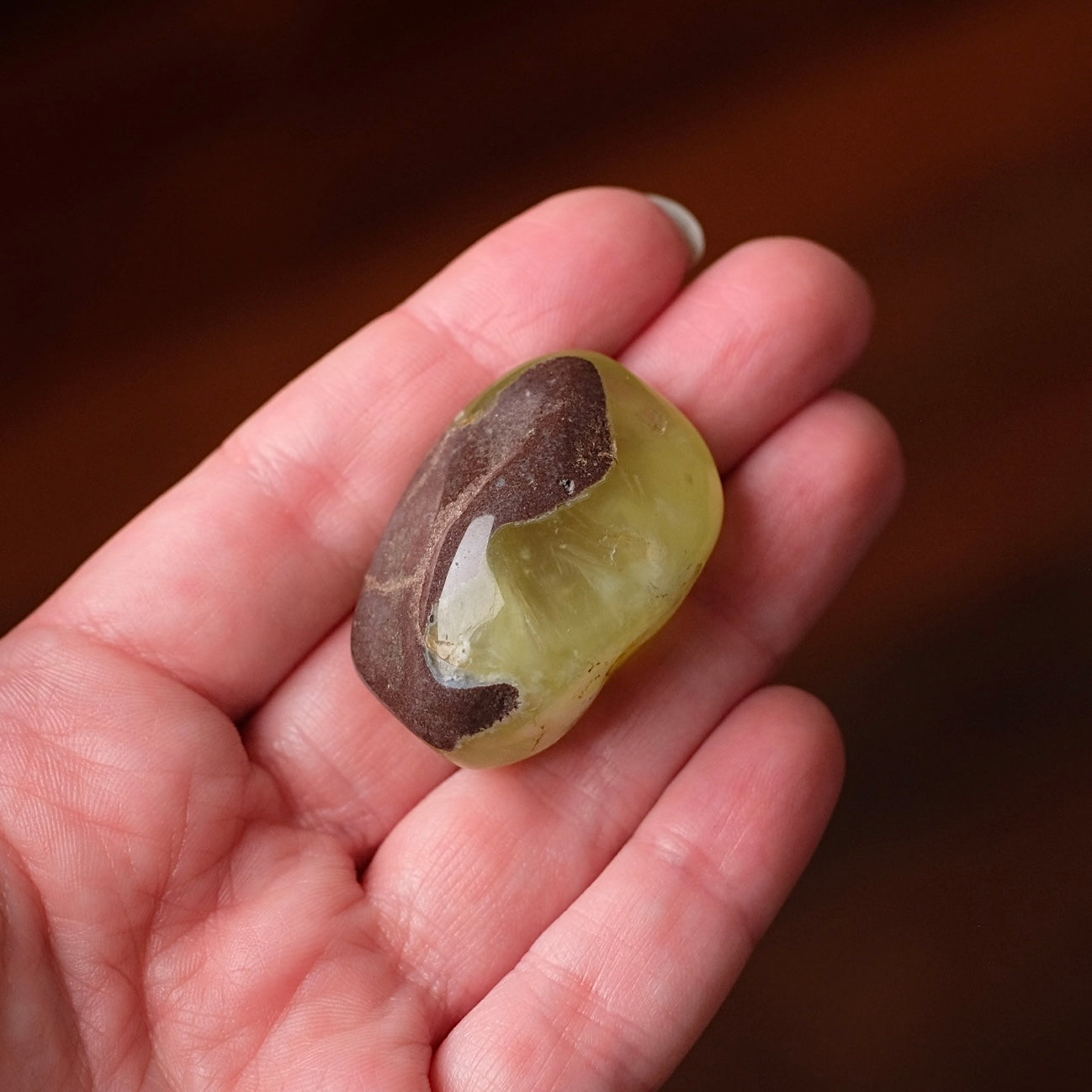 Australian Prehnite Freeform | Polished Prehnite Crystal