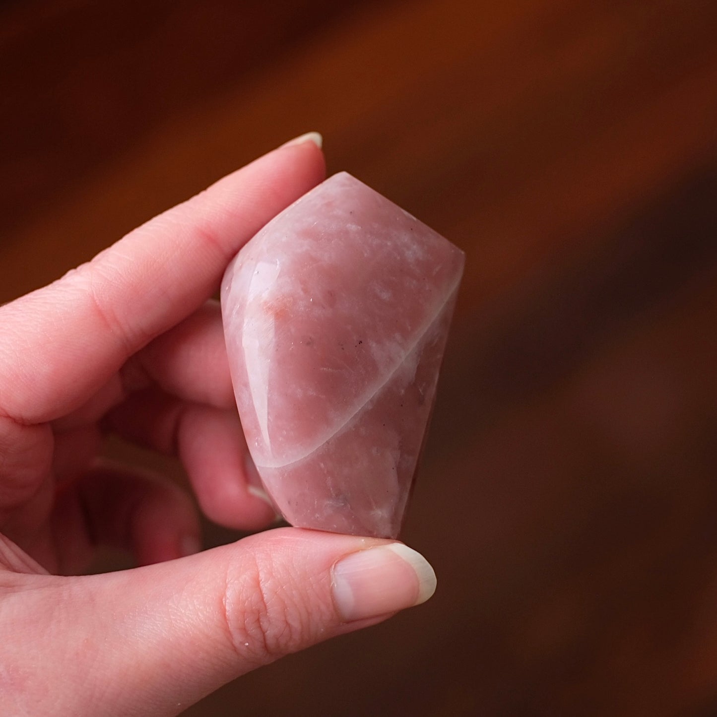 Rare Guava Quartz Freeform | Pink Quartz Crystal Freeform