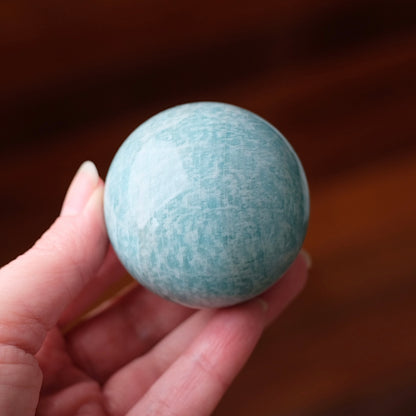 Amazonite Sphere | Blue Amazonite Crystal Sphere