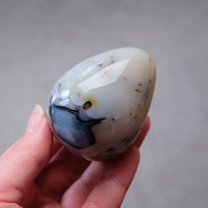 Agate Egg | Dendritic Agate Crystal Egg