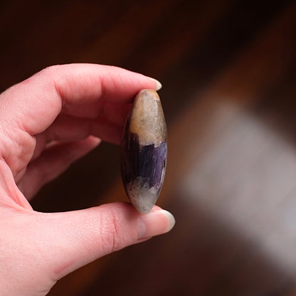 Gem Lepidolite Heart | Gemmy Purple Mica Crystal Heart Carving