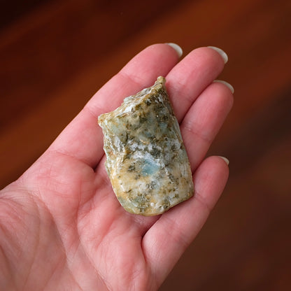 Larimar Slab | Polished Larimar Crystal Slice 2