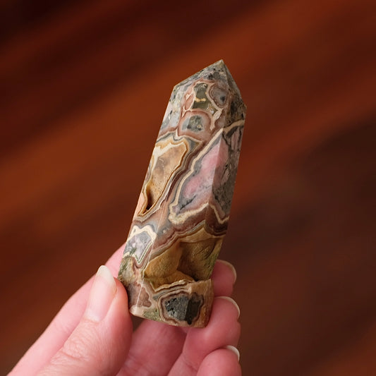 Capillitite Tower | Brown Rhodochrosite Crystal Point