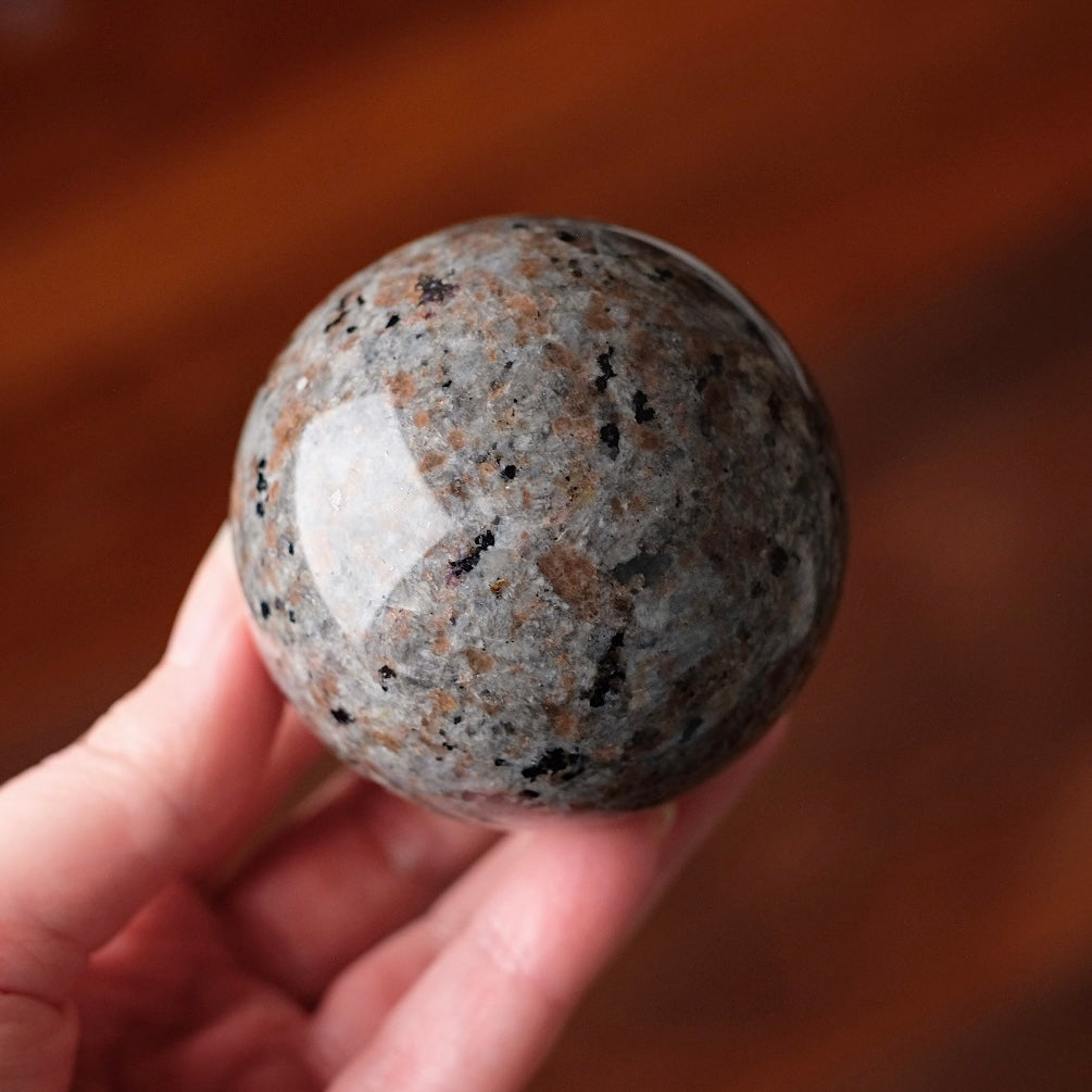 Yooperlite Sphere | UV Reactive Yooperlite Crystal Sphere