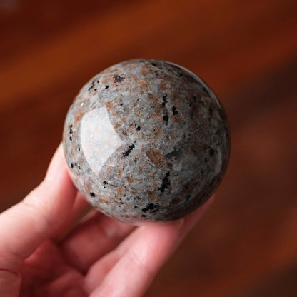 Yooperlite Sphere | UV Reactive Yooperlite Crystal Sphere