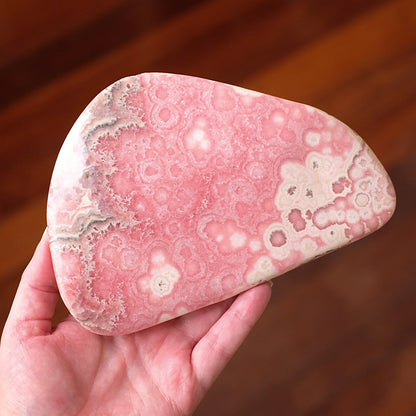 Rhodochrosite Freeform | Polished Rhodochrosite Crystal A