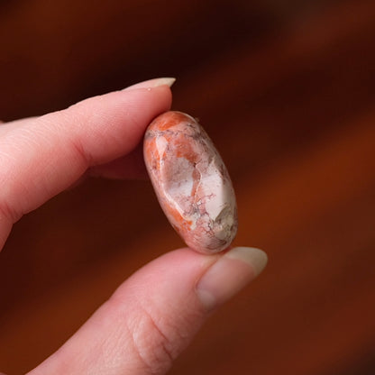 Cotton Candy Agate Heart | Pink Agate Crystal Heart