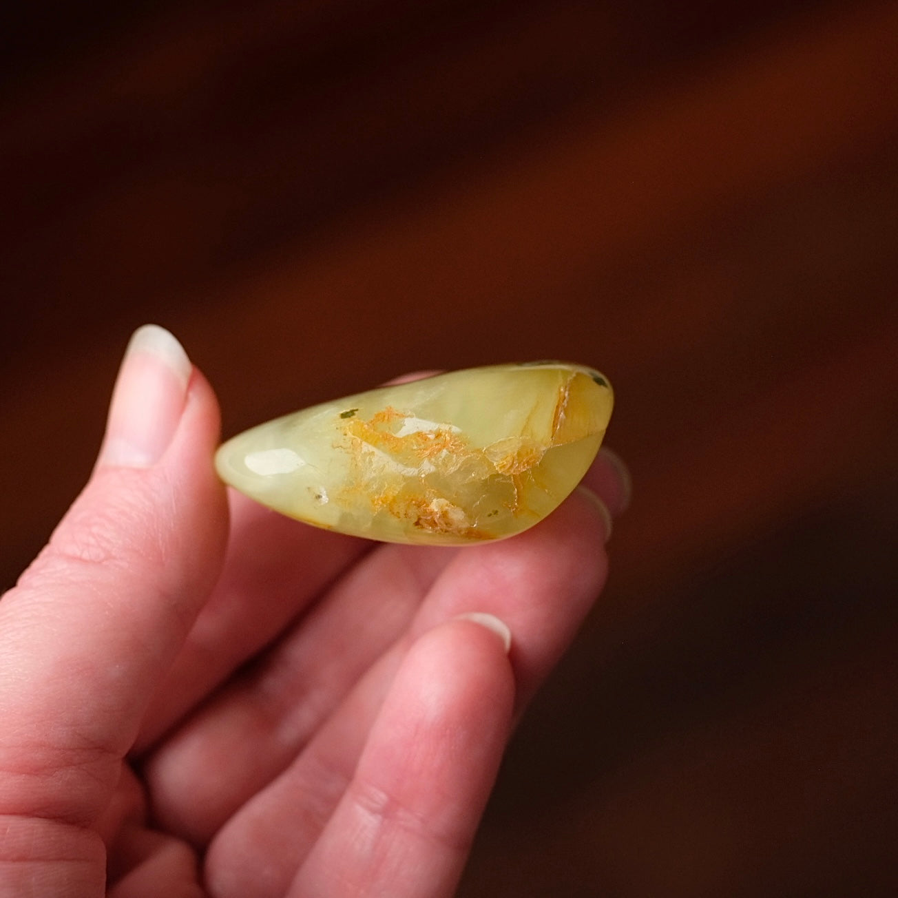 Australian Prehnite Freeform | Polished Prehnite Crystal