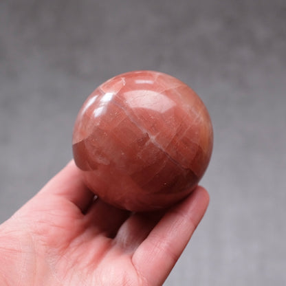 Rose Calcite Sphere | Calcite Crystal Sphere