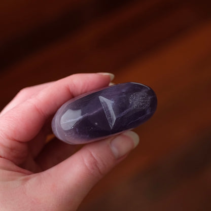 Yttrium Fluorite Heart | Tanzanite Crystal Heart