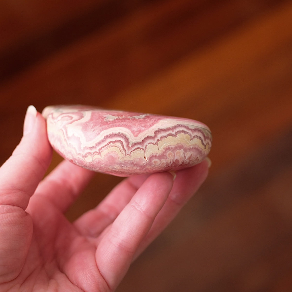 Rhodochrosite Freeform | Polished Rhodochrosite Crystal B