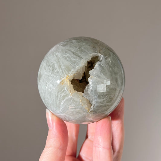 Green Quartz Sphere | Prasiolite Crystal Sphere