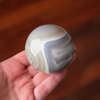 Banded Agate Sphere | Striped Agate Crystal Sphere