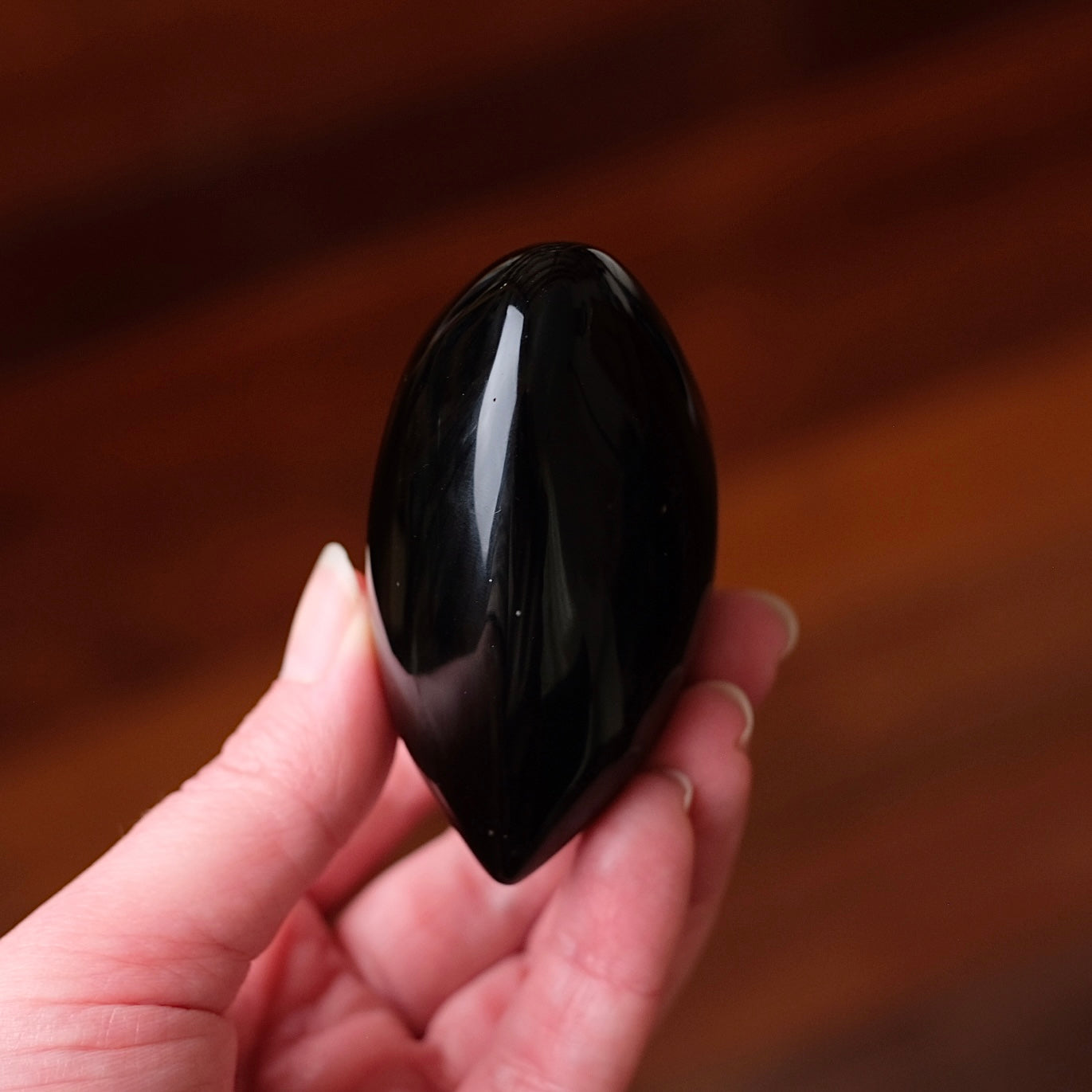 Rainbow Obsidian Heart | Obsidian Crystal Heart Carving