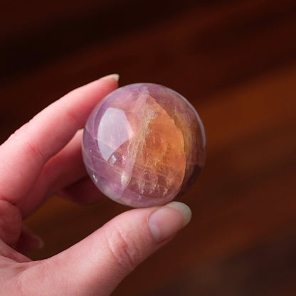 Rainbow Fluorite Sphere | Fluorite Crystal Sphere