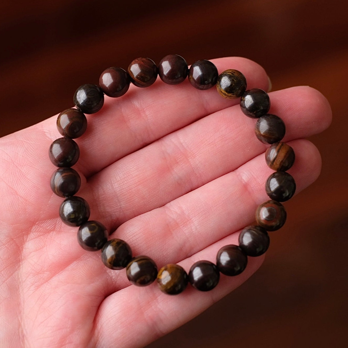 Tiger Iron Bracelet | Crystal Stretch Bracelet