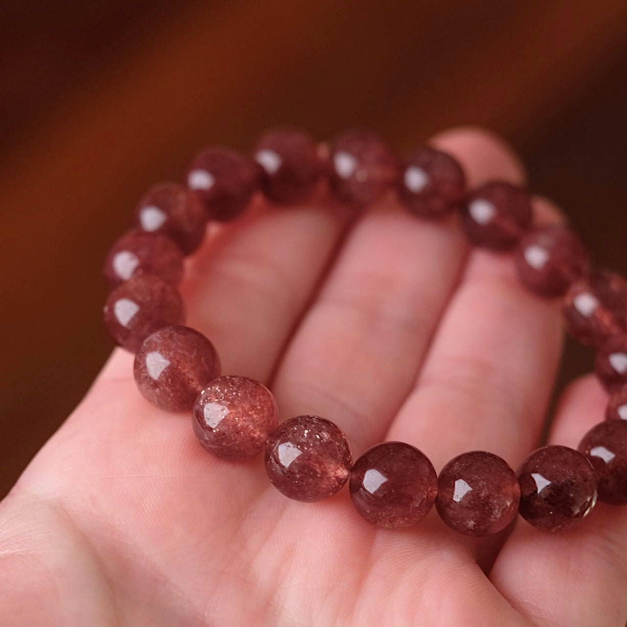 Tanzberry Quartz Bracelet | Crystal Stretch Bracelet