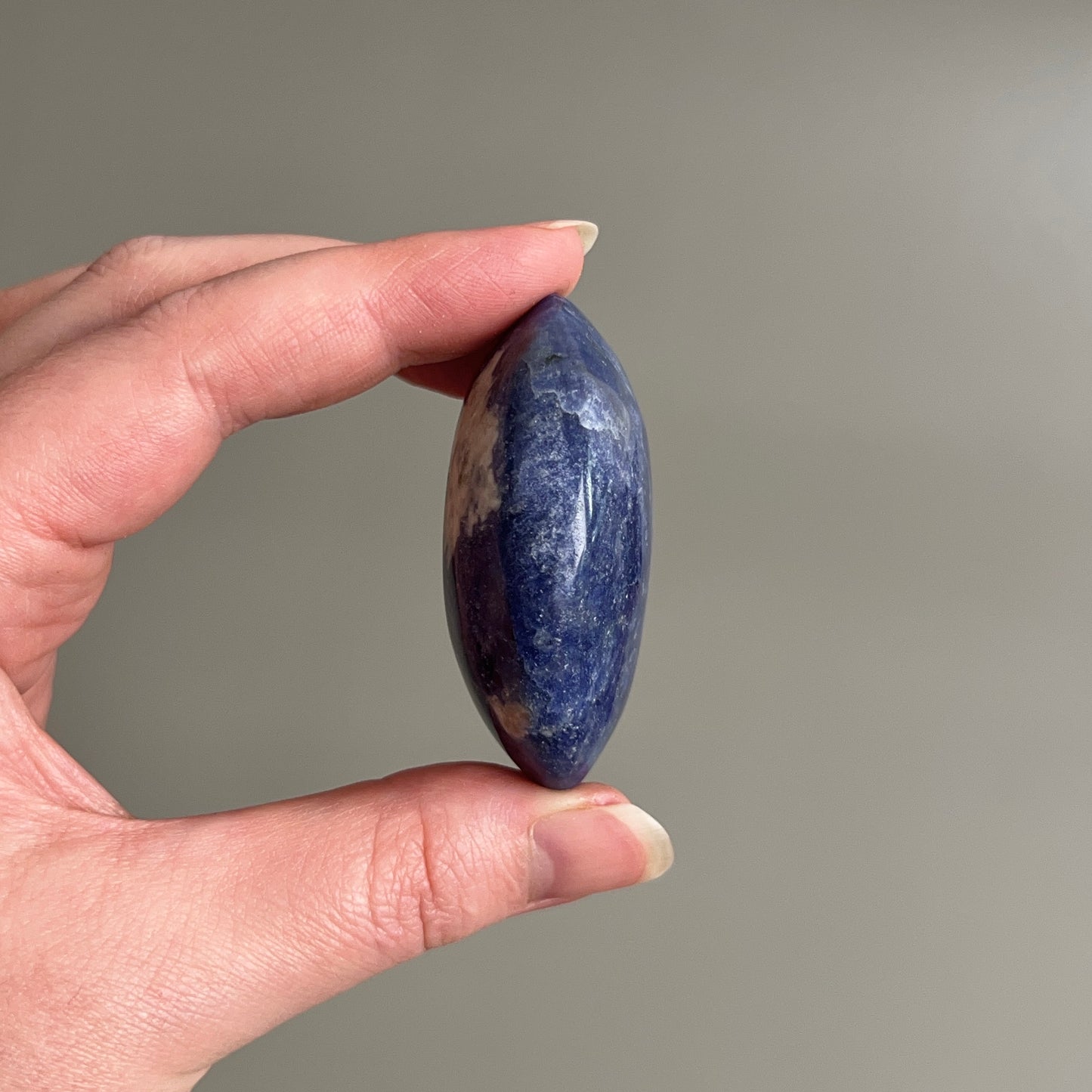 Sodalite Palm | Blue Sodalite Crystal Palm Stone