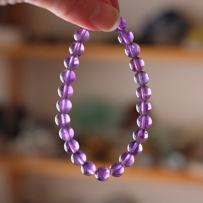 Amethyst Bracelet | Purple Amethyst Crystal Bracelet