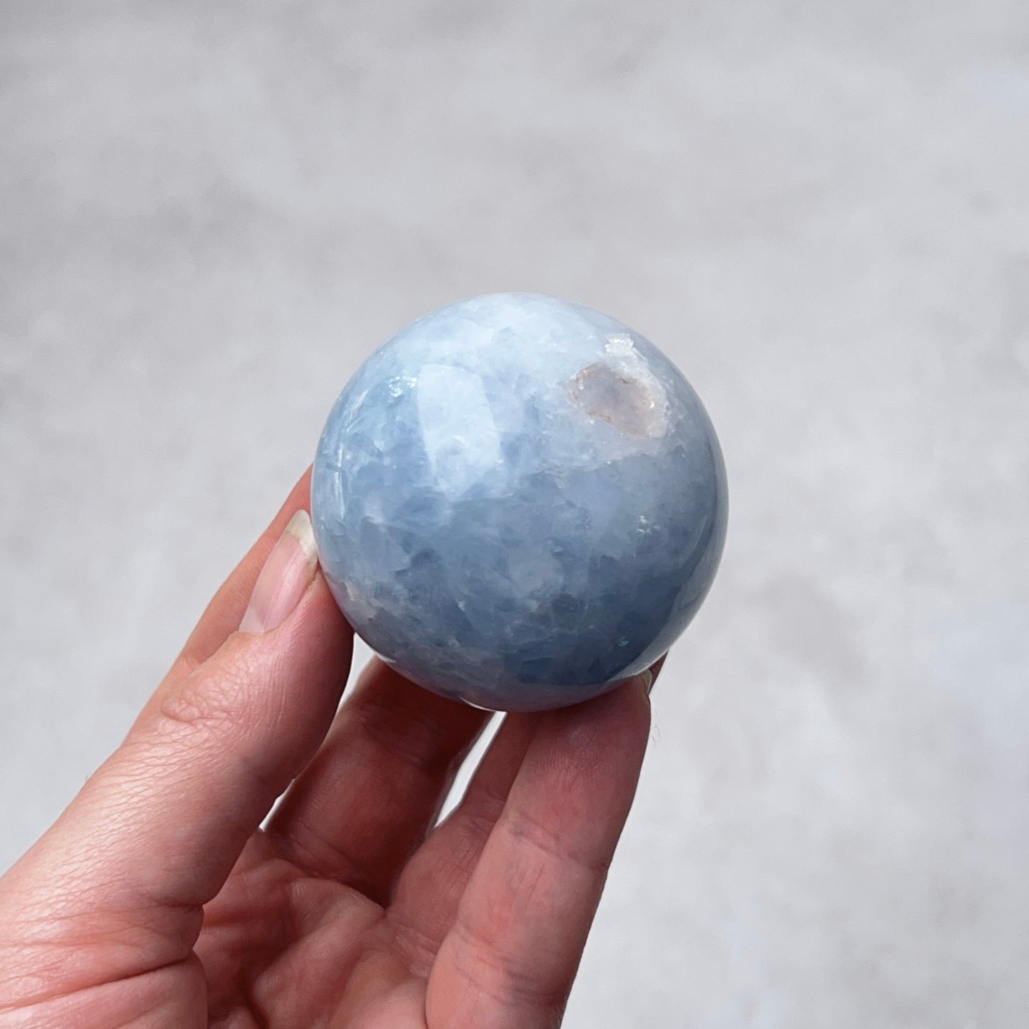Blue Calcite Sphere | Calcite Crystal Sphere