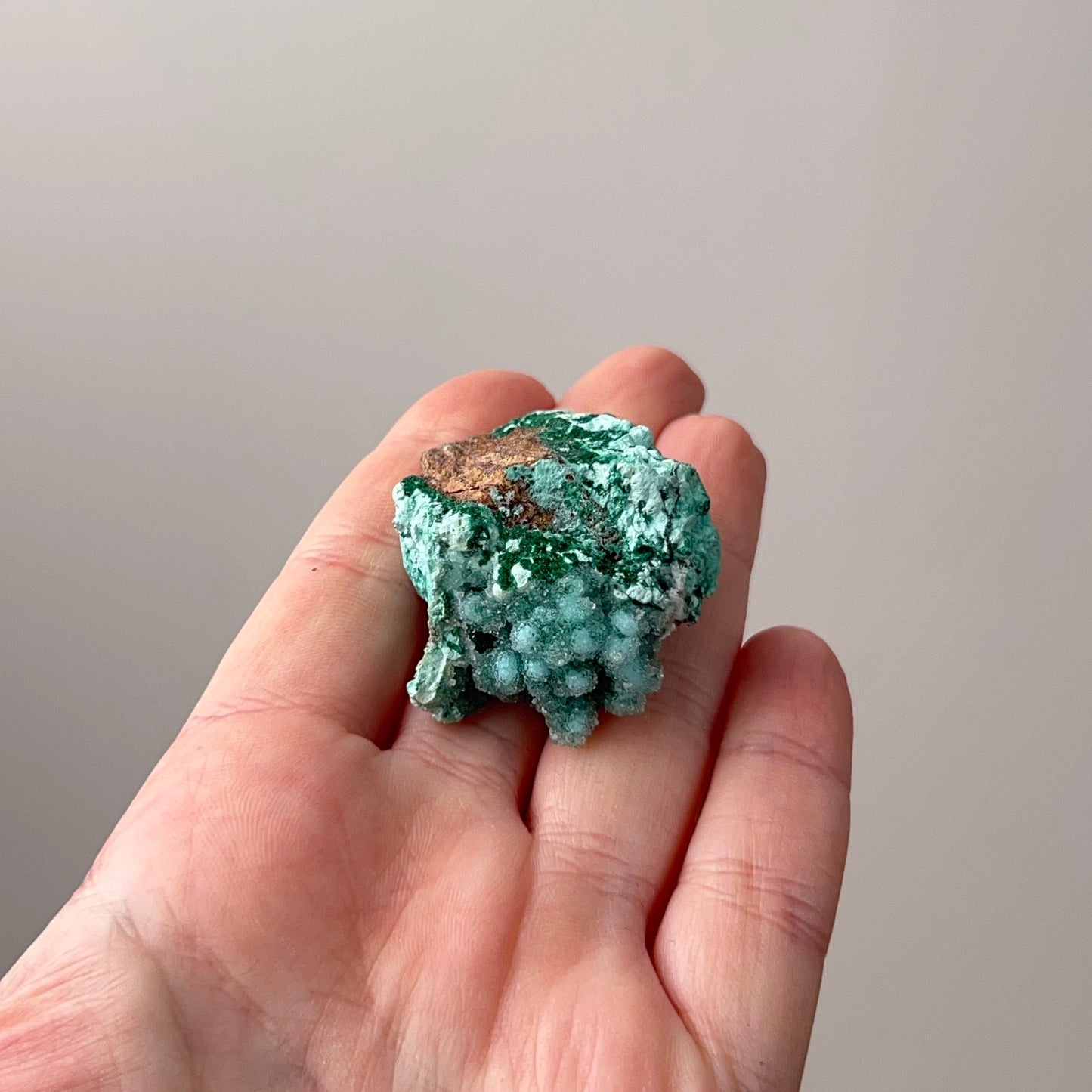 Druzy Chrysocolla Specimen | Chrysocolla with Malachite