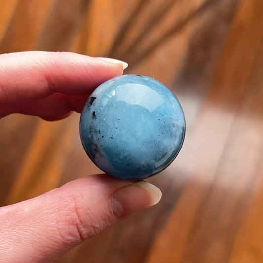 Aquamarine Sphere | Aquamarine & Tourmaline Crystal Sphere