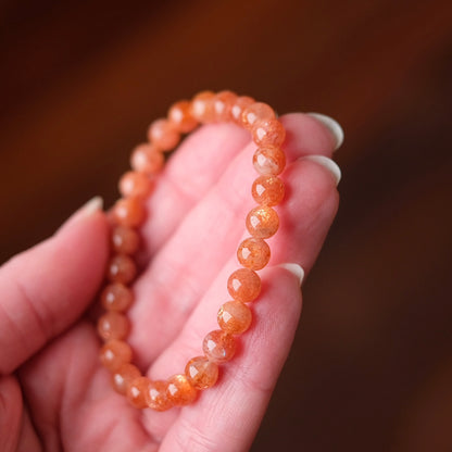 Sunstone Bracelet | Sunstone Crystal Stretch Bracelet