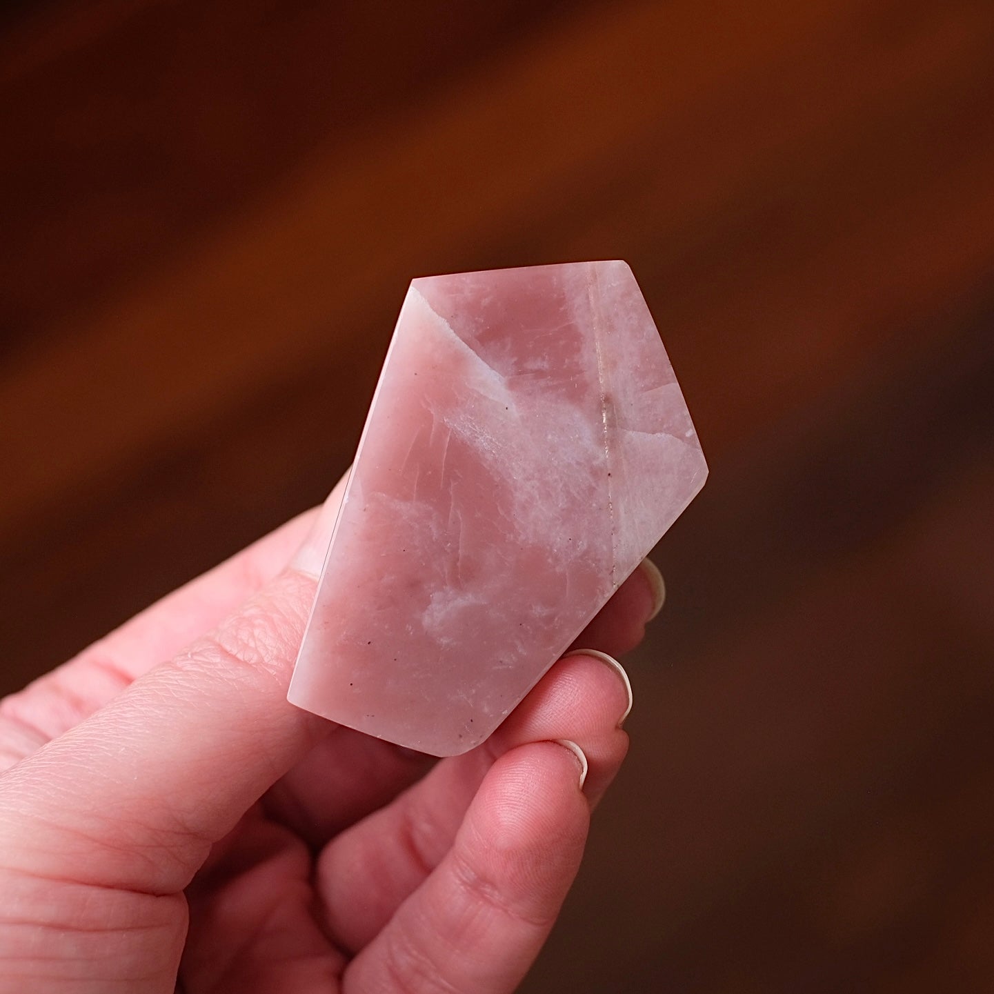 Rare Guava Quartz Freeform | Pink Quartz Crystal Freeform