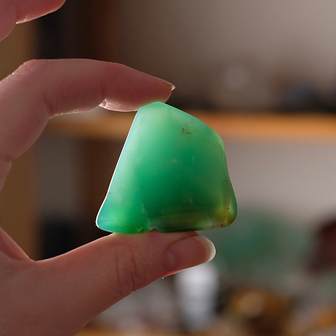 Australian Chrysoprase Freeform | Polished Chrysoprase Crystal