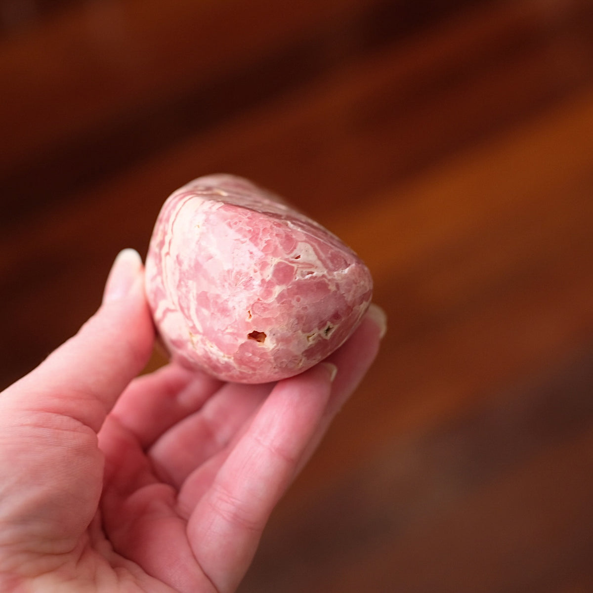 Rhodochrosite Freeform | Polished Rhodochrosite Crystal D