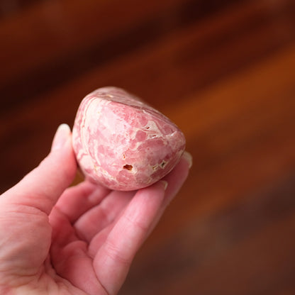 Rhodochrosite Freeform | Polished Rhodochrosite Crystal D