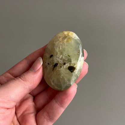 Prehnite Palm | Prehnite Crystal Palm