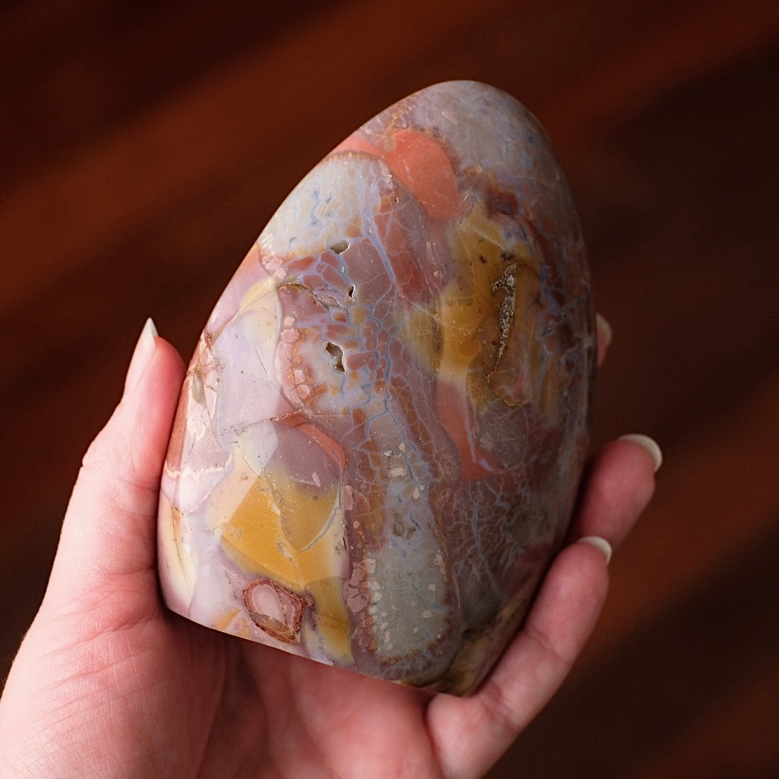 Pink Ibis Jasper Freeform | Brecciated Jasper Polished Freeform