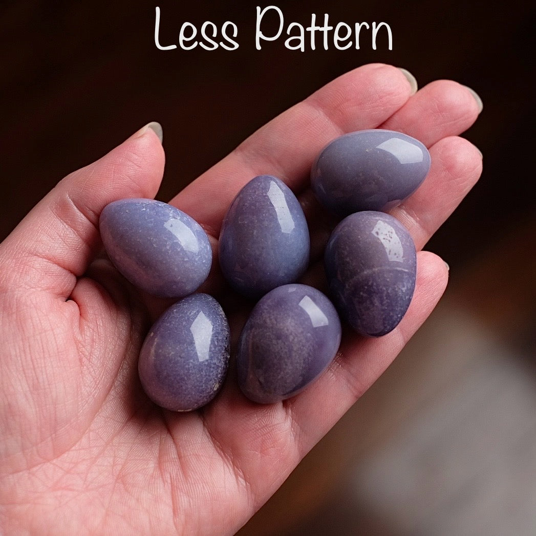Grape Agate Eggs | Purple Botryoidal Chalcedony Crystal Eggs