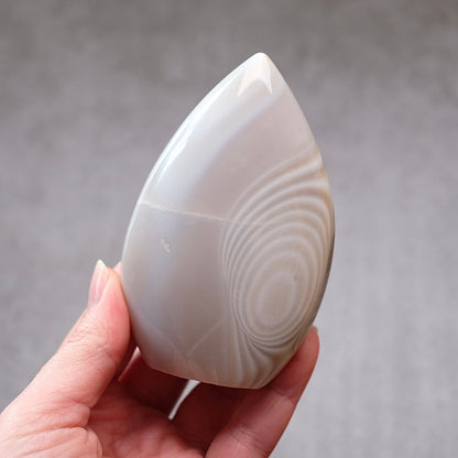 Flint Freeform | Banded Flint Crystal Flame