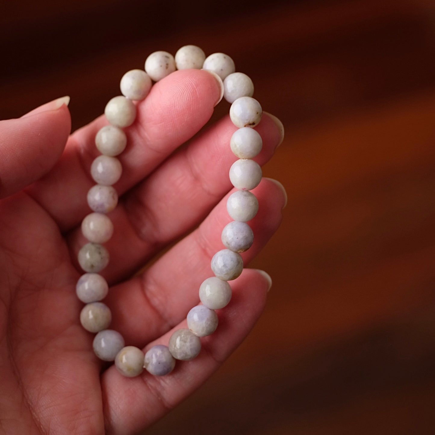 Hackmanite Bracelet | UV Reactive Crystal Stretch Bracelet