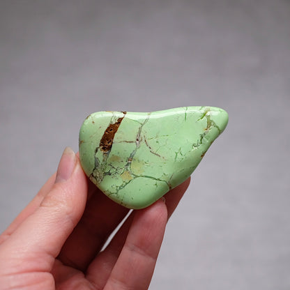 Lime Magnesite | Lemon Chrysoprase Crystal Freeform