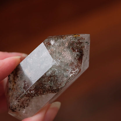 Garden Quartz Point | Lodolite Quartz | Dream Quartz Crystal Tower