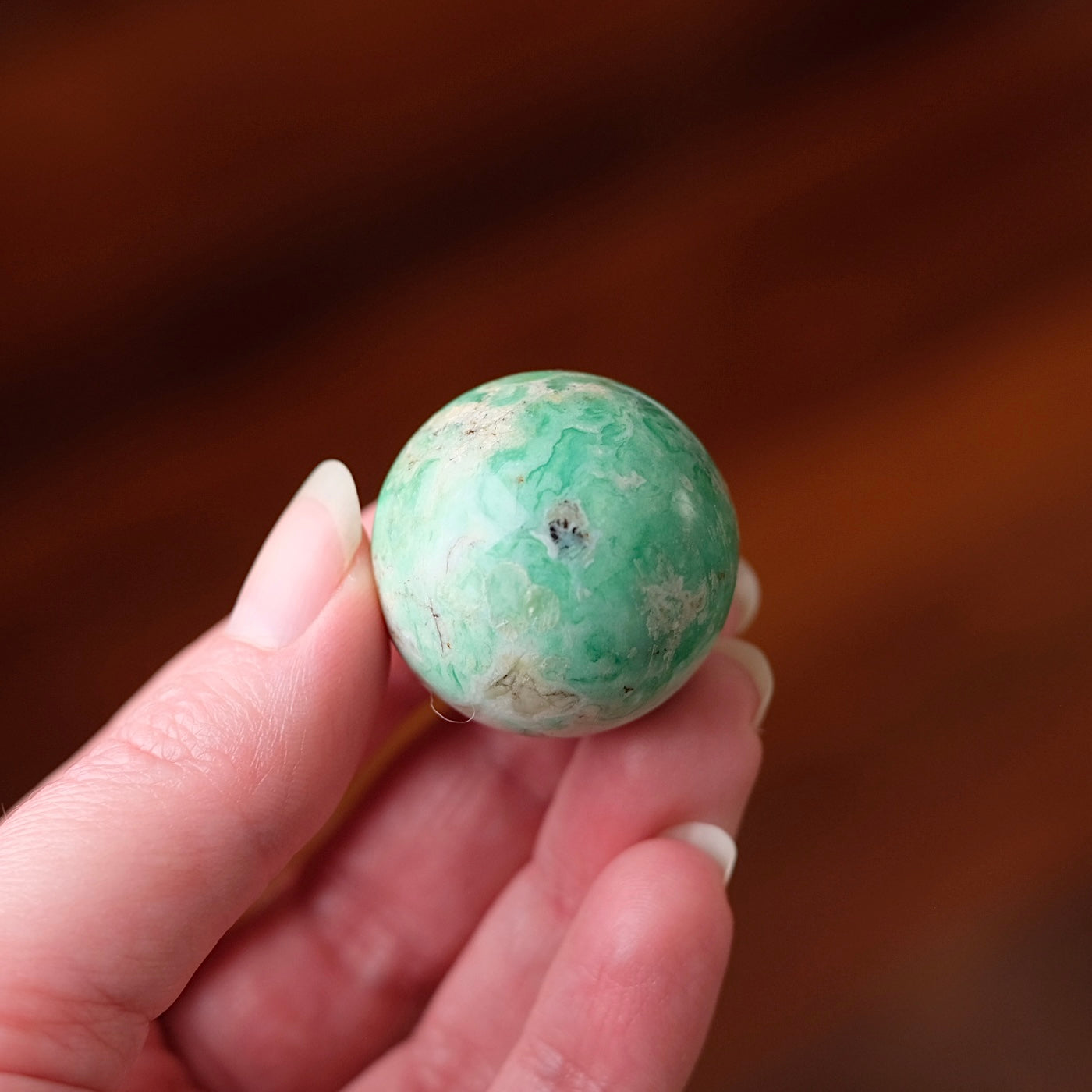 Rare Variscite Sphere | Green Variscite Crystal Sphere