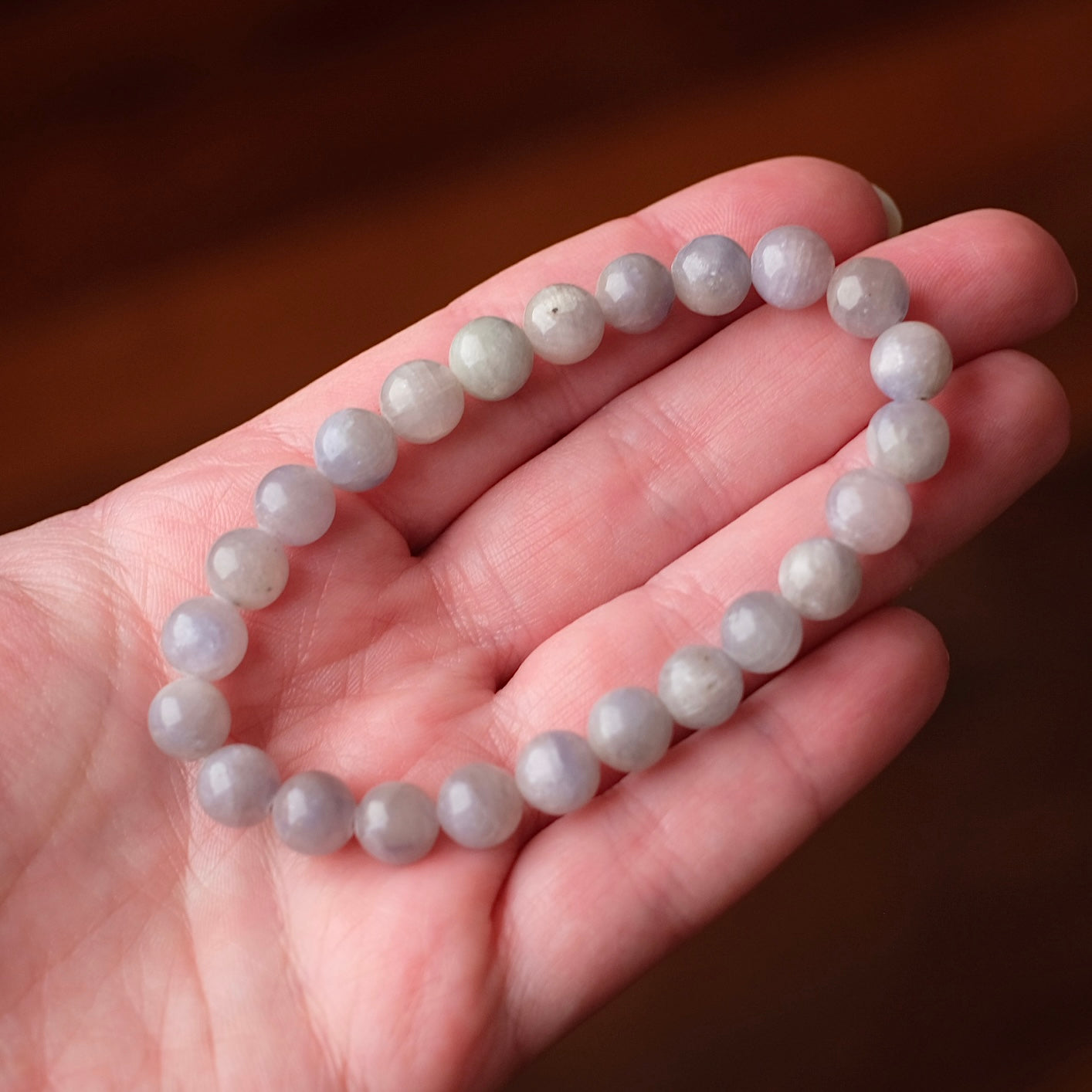 Blue Grey Sapphire Bracelet | Natural Sapphire Crystal Bracelet