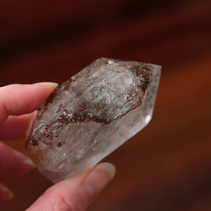 Garden Quartz Point | Lodolite Quartz | Dream Quartz Crystal Tower