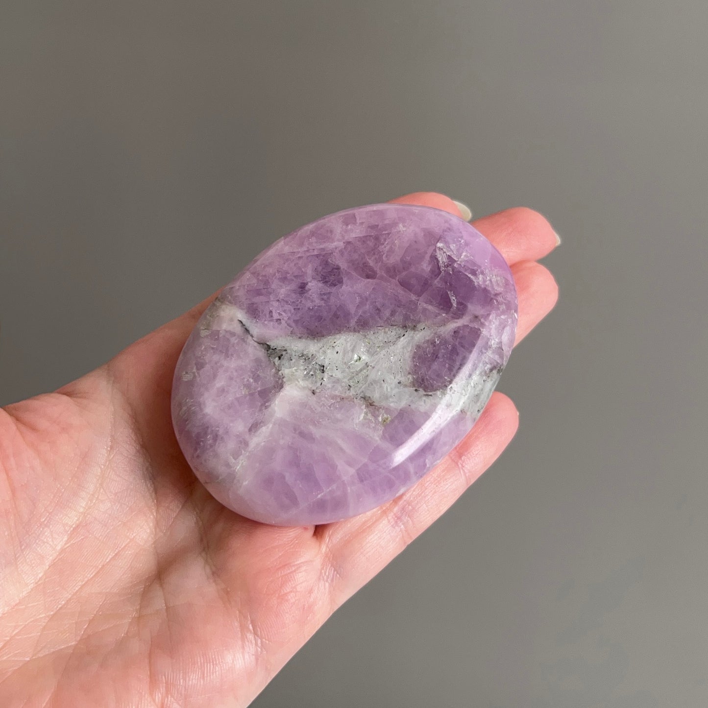 Rare Kunzite Palm | Large Pink Kunzite Crystal Palm