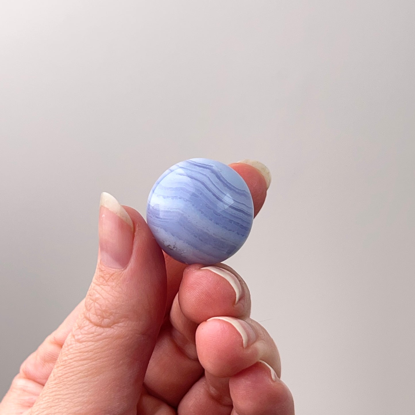 Blue Lace Agate Sphere | Lace Agate Crystal Sphere